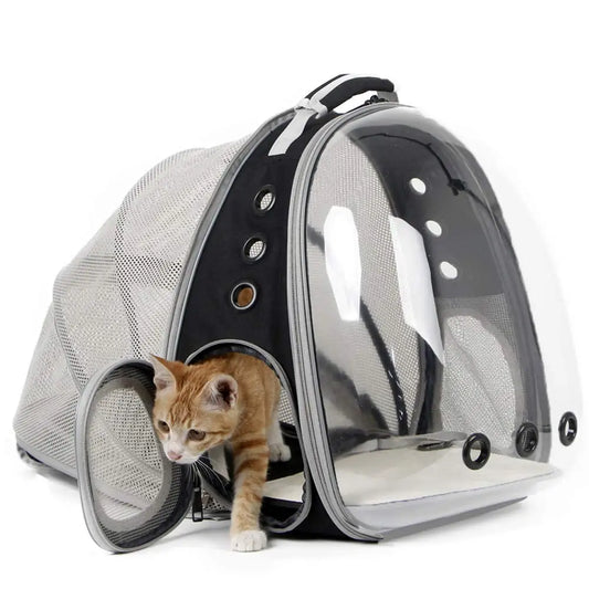 Sac à Dos Extensible pour Chat - Transporteur Portable pour Voyage