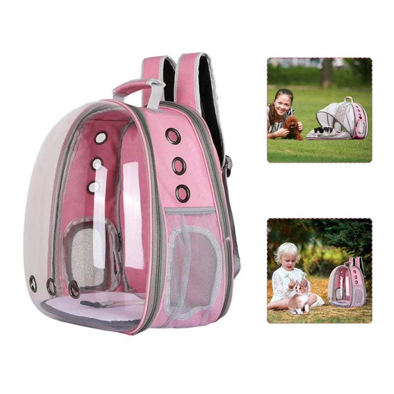 Sac à Dos Extensible pour Chat - Transporteur Portable pour Voyage