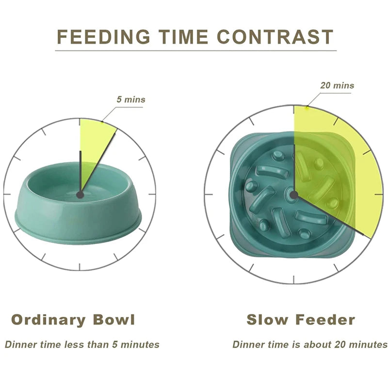 Gamelle Anti-Glouton Chien Puzzle - Bol Alimentation Lente Antidérapant