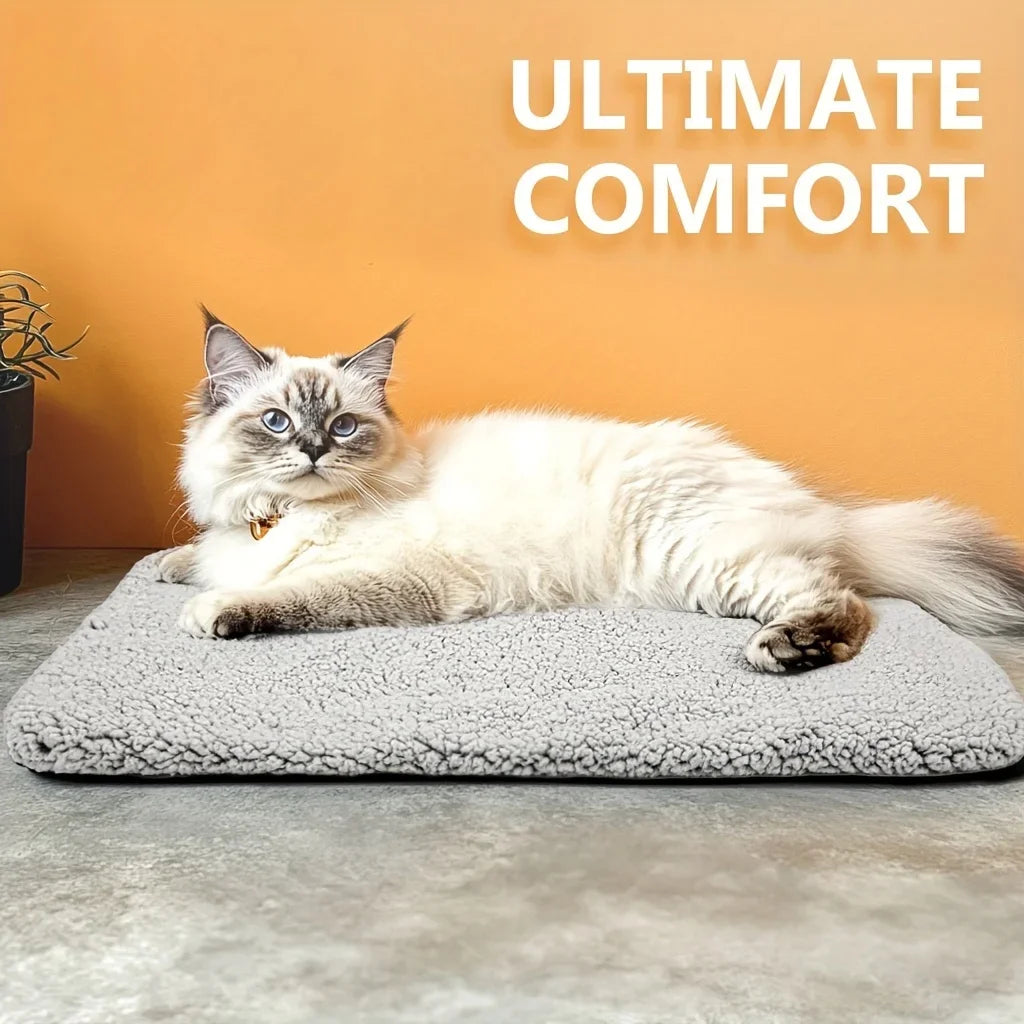 Couverture Auto-Chauffante Chat Chien - Tapis Thermique Réfléchissant Lavable
