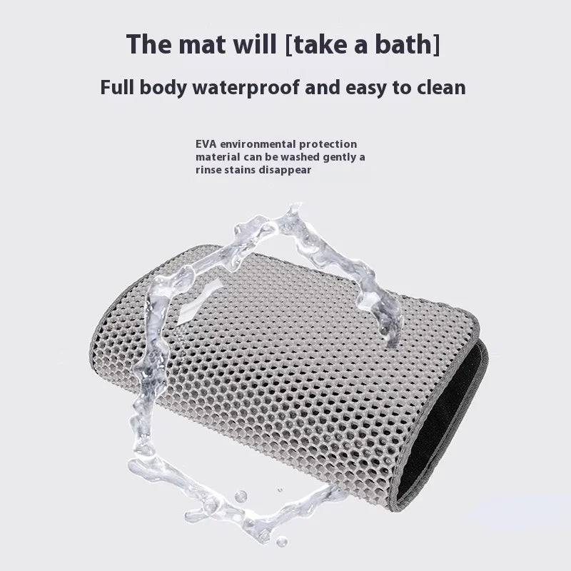 Tapis Litière Chat Grande Taille Imperméable Double Couche.