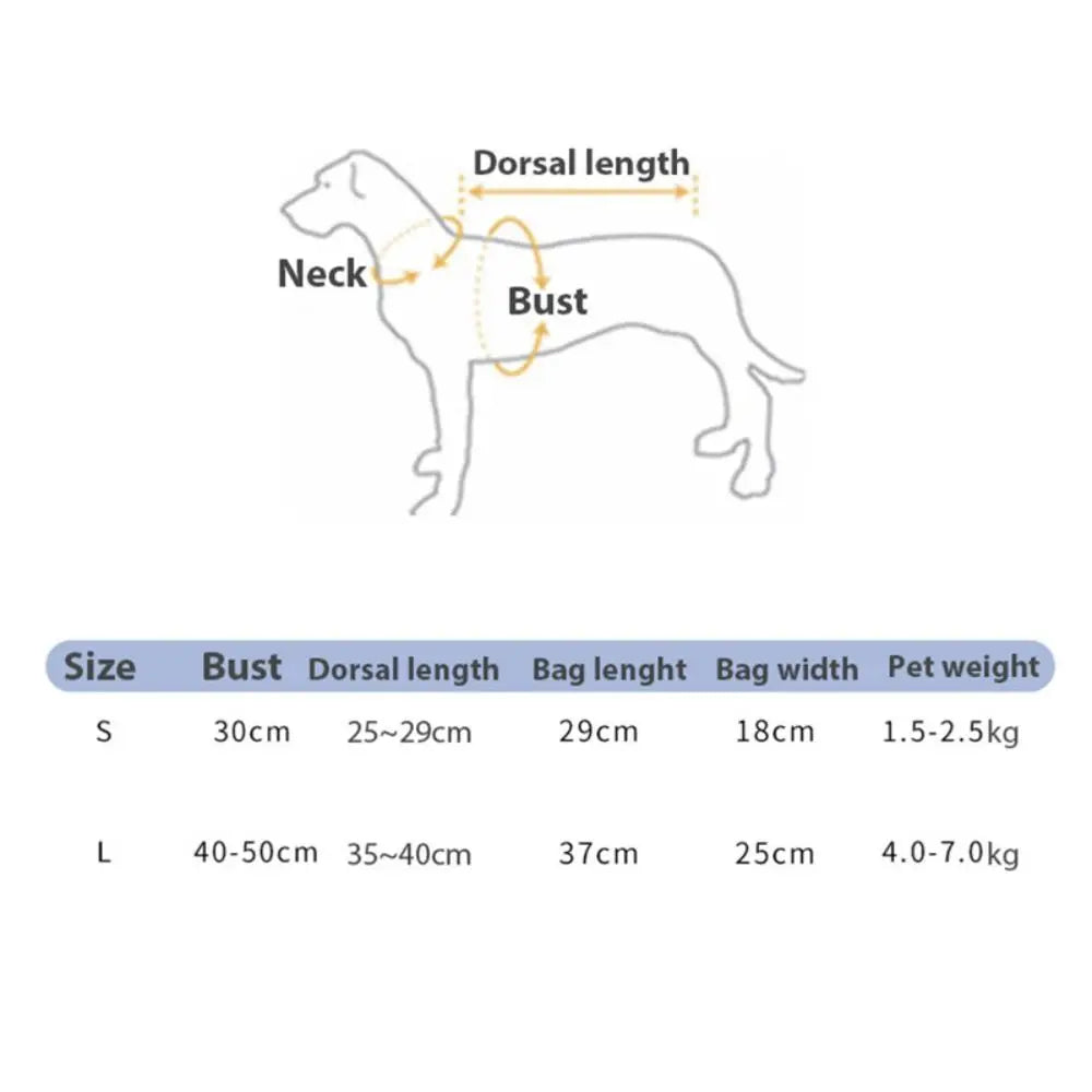Sac à Dos de Transport pour Chien et Chat - Pattes Dehors Respirant