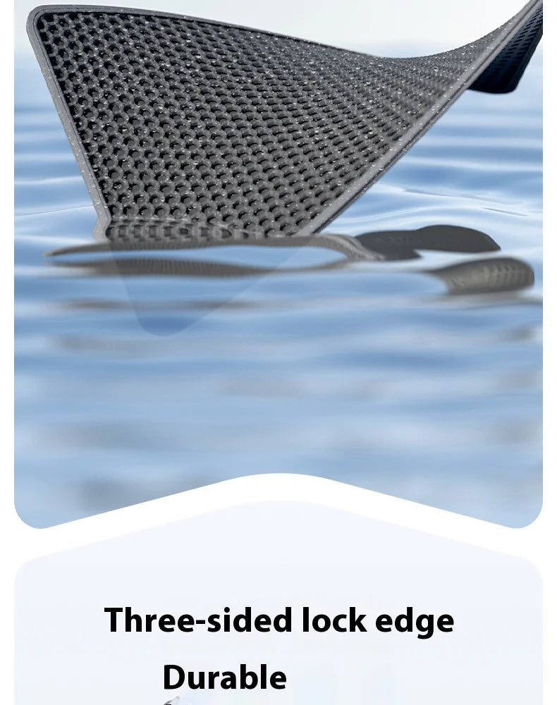 Tapis Litière Chat Grande Taille Imperméable Double Couche.