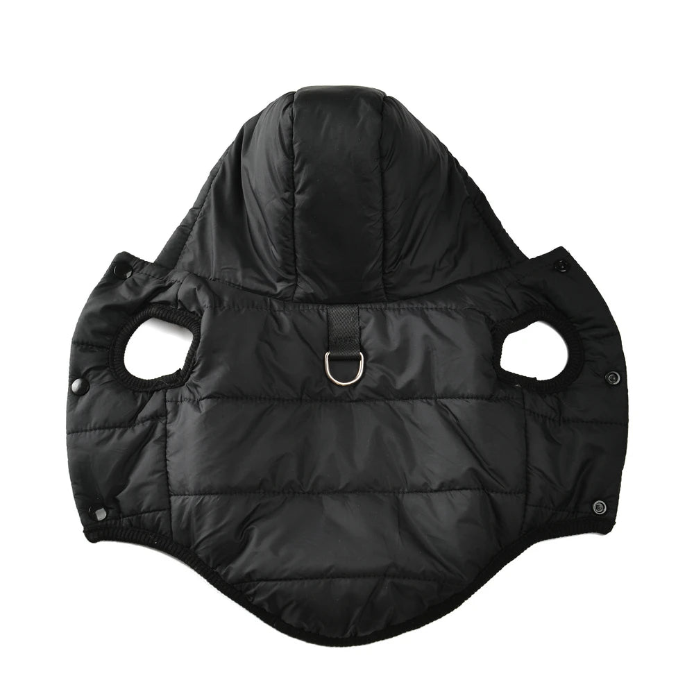 Veste Hiver Chien Chat Polaire à Capuche - Manteau Chaud Bulldog Chihuahua