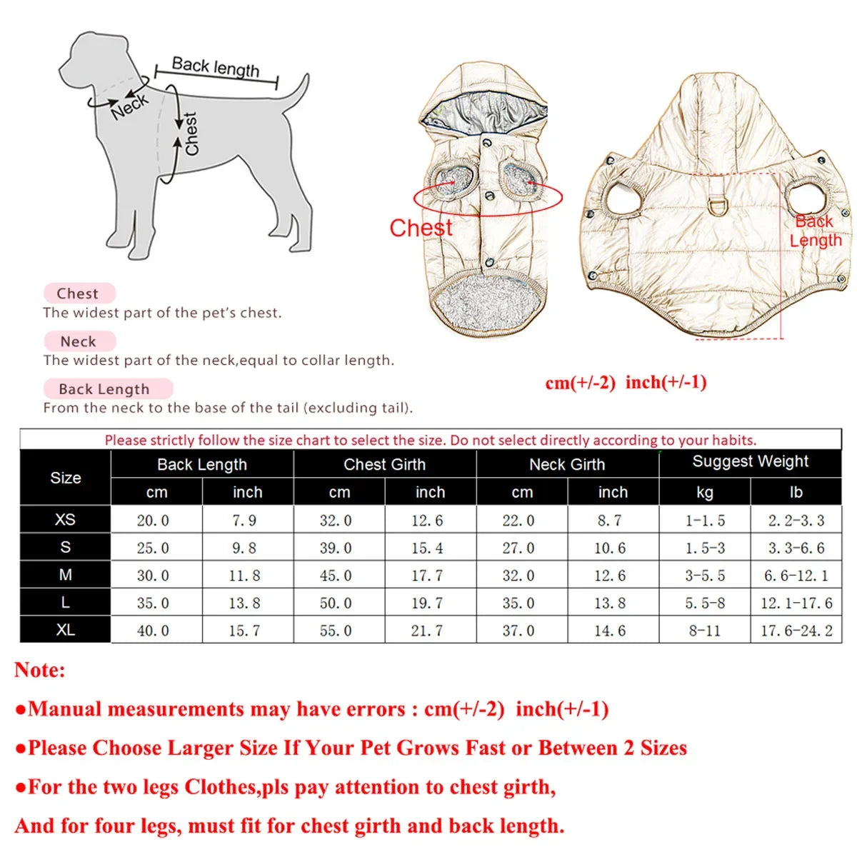 Veste Hiver Chien Chat Polaire à Capuche - Manteau Chaud Bulldog Chihuahua