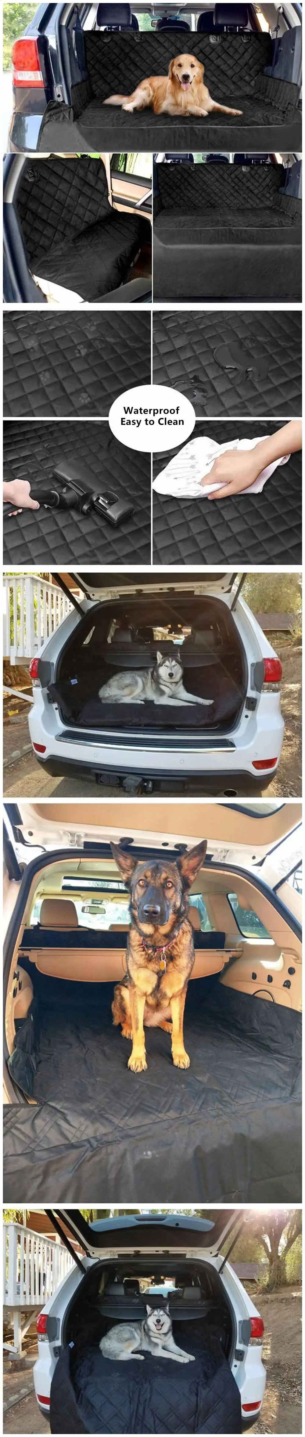 Housse Siège Voiture Chien SUV Coffre Imperméable - Protection Portable
