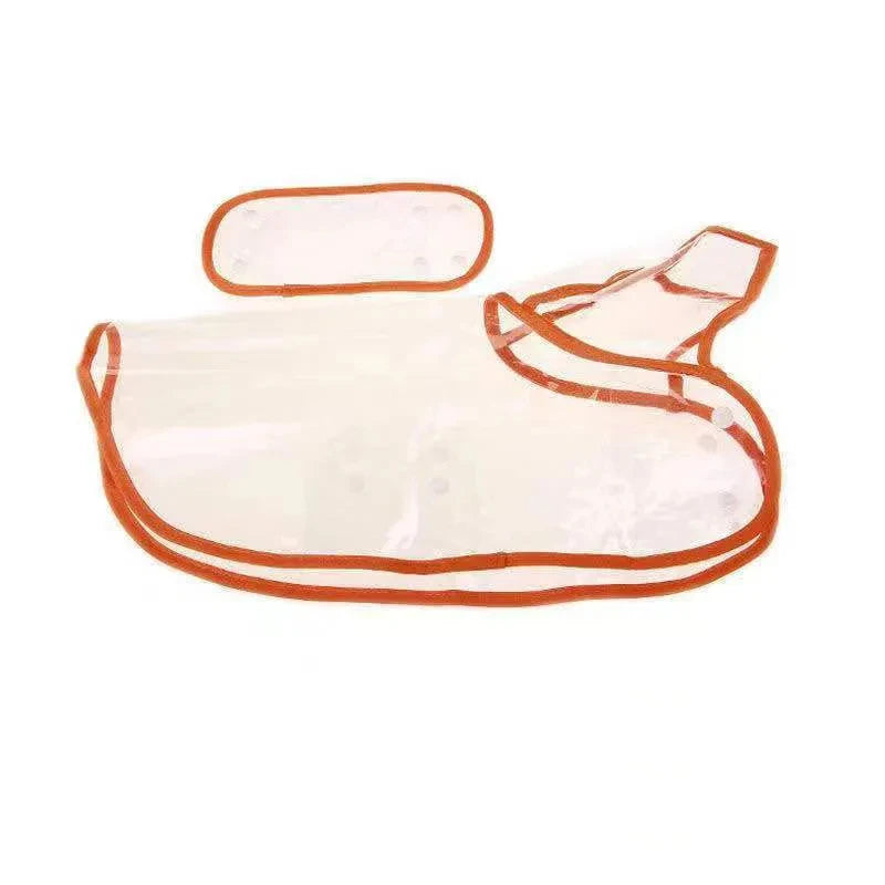 Chubasquero transparente con capucha para perros - Impermeable - Accesorios para mascotas