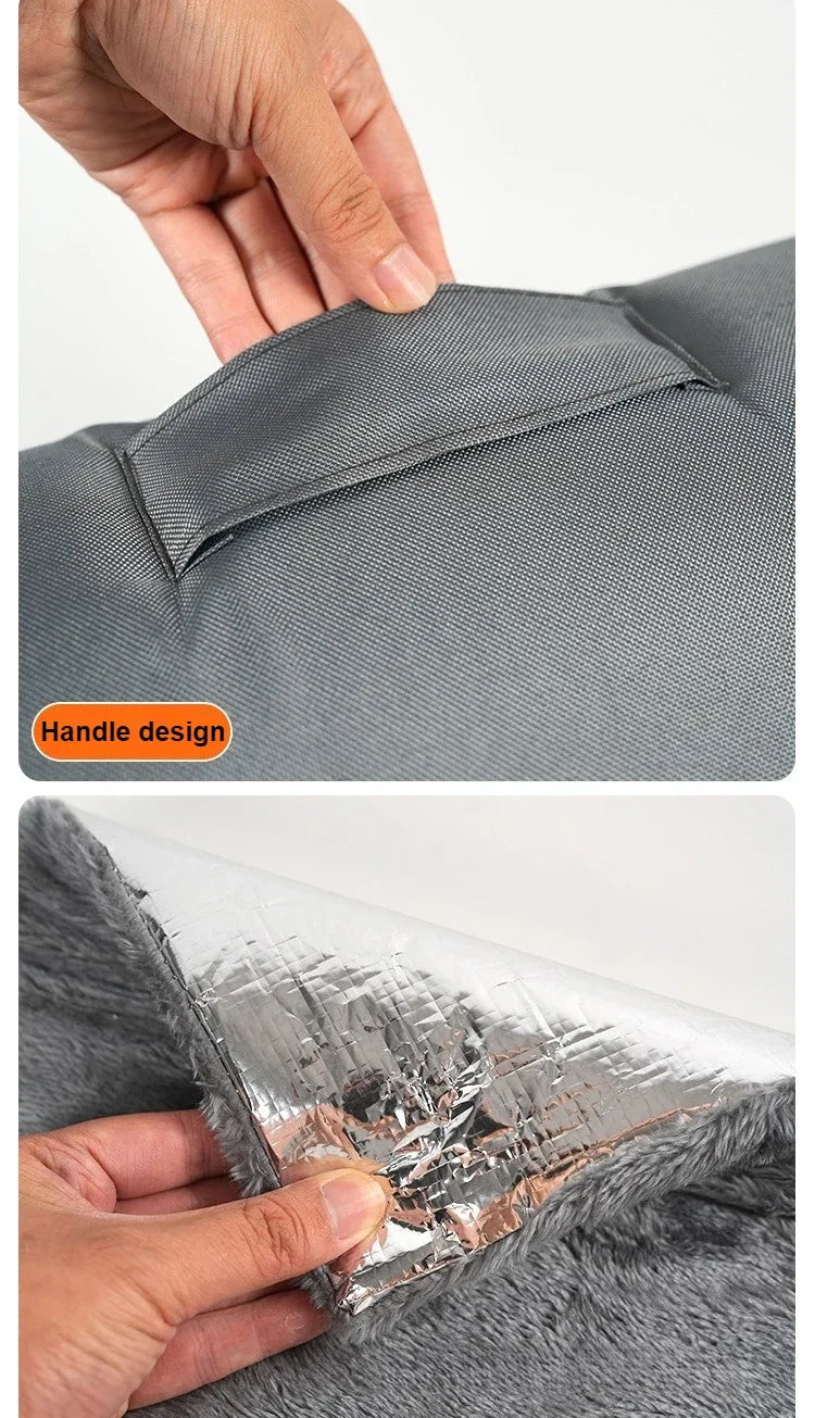 Niche Chat Chien Extérieur Imperméable Hiver - Abri Pliable Lavable