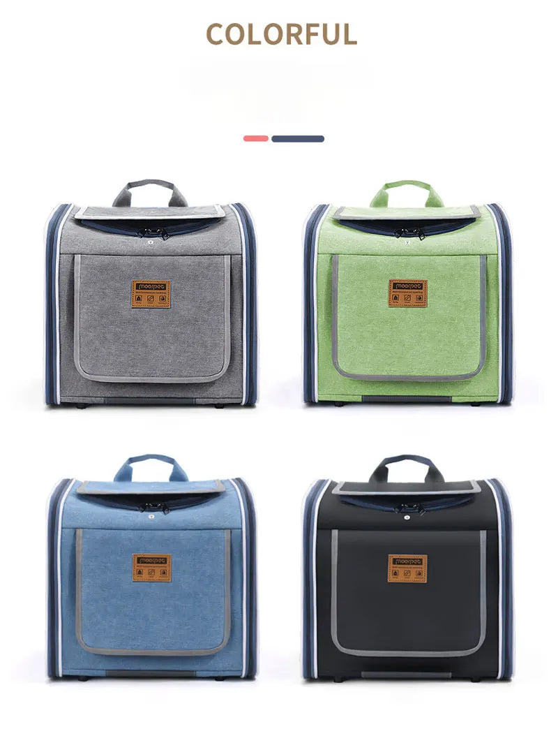 Sac Vélo Chat Chien Portable - Panier Transport Moto Extérieur