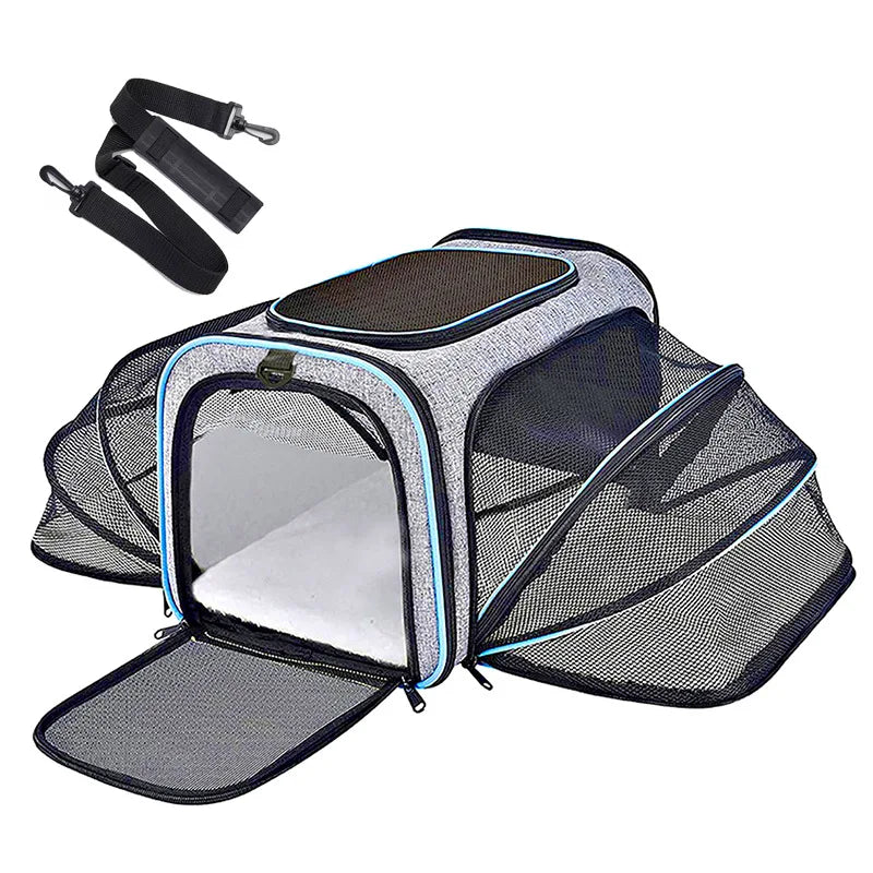 Sac à Dos de Transport pour Chat et Chien - Portable Respirant Pliable