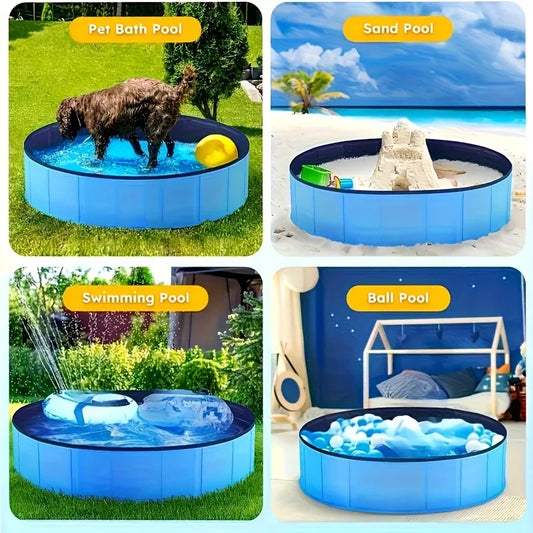 Baignoire Chien Pliable Intérieur Extérieur - Bac Lavage Toutes Races.