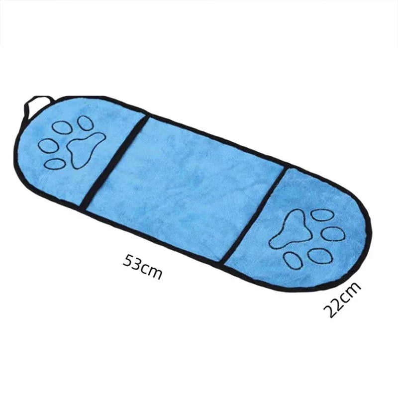 Serviette Absorbante Chat Chien Séchage Rapide - Couverture Bain.