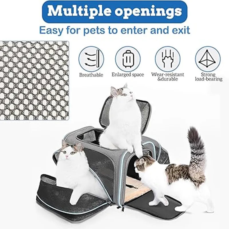 Sac à Dos de Transport pour Chat et Chien - Portable Respirant Pliable