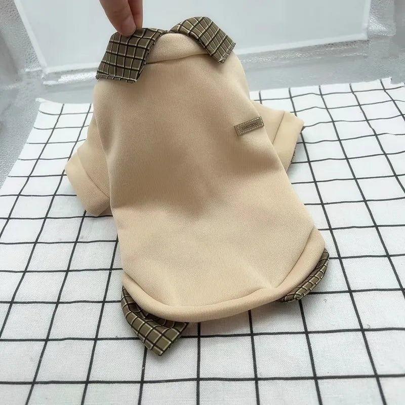 Sweat à Capuche Chien Hiver - Vêtement Chaud Polo pour Petit Chien.