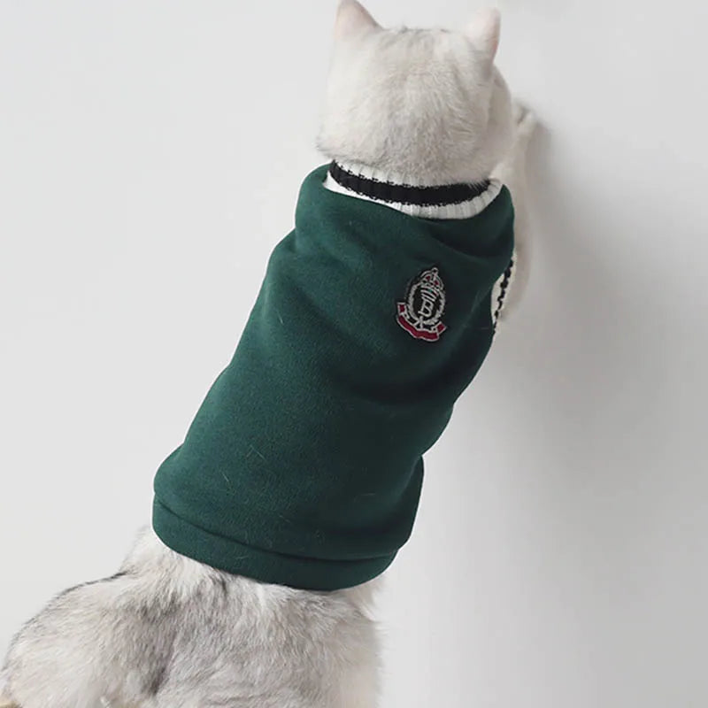 Suéter de invierno cálido para perros y gatos - Chaleco/Chaqueta para perros pequeños y gatitos | Accesorios para mascotas