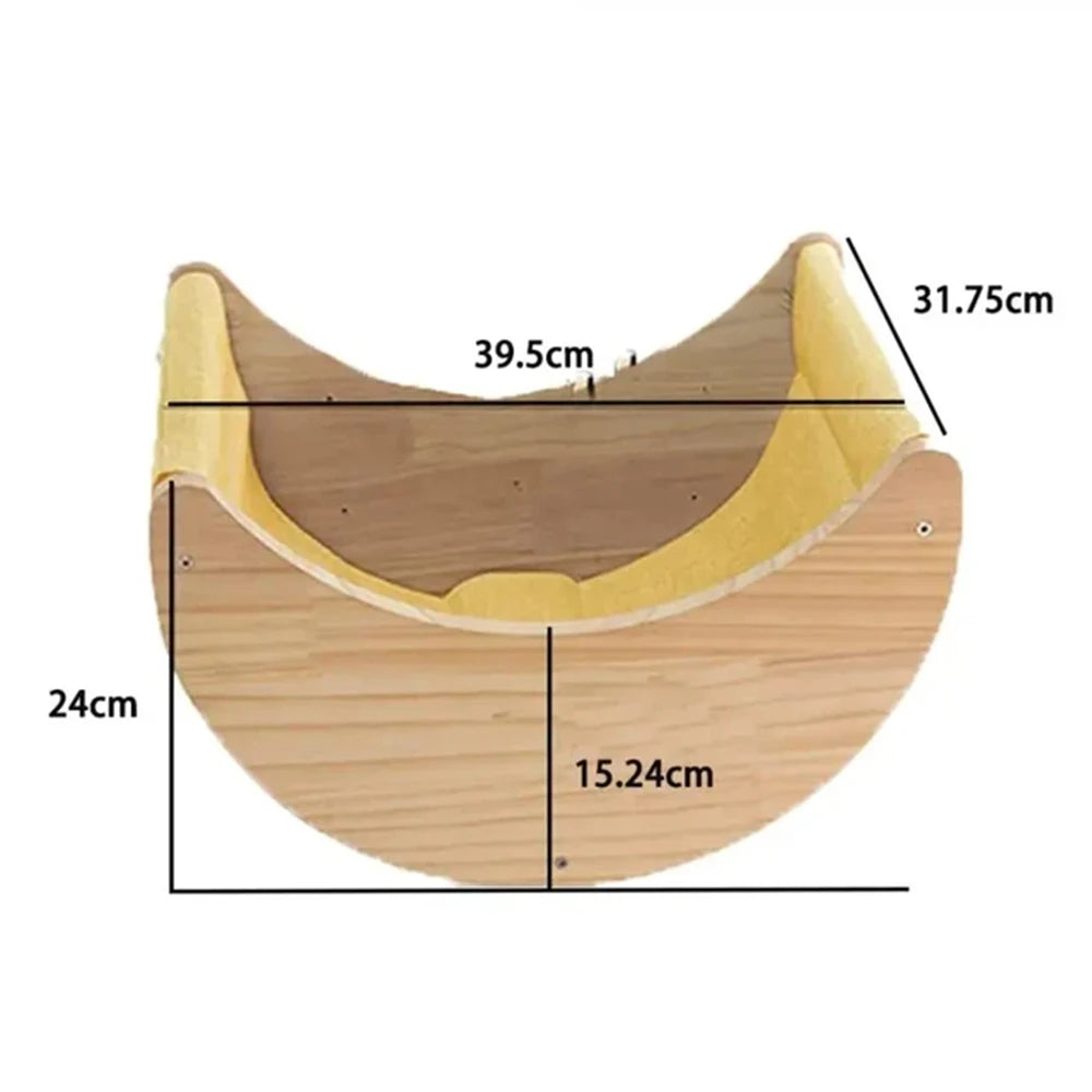 Arbre à Chat Mural avec Griffoir Sisal & Hamac