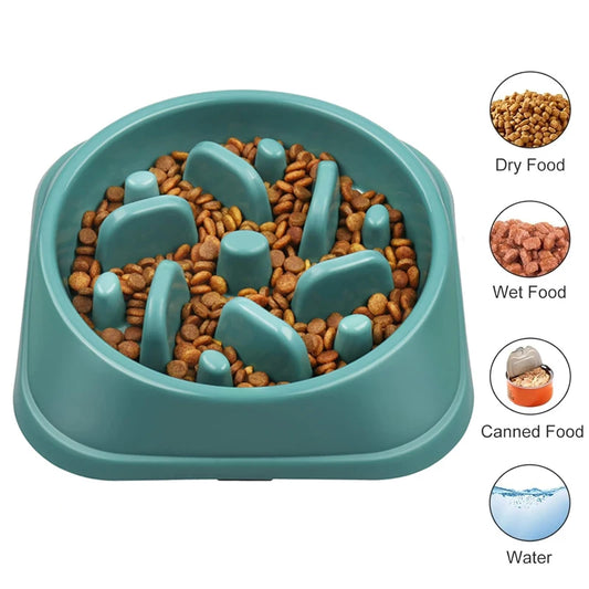 Gamelle Anti-Glouton Chien Puzzle - Bol Alimentation Lente Antidérapant
