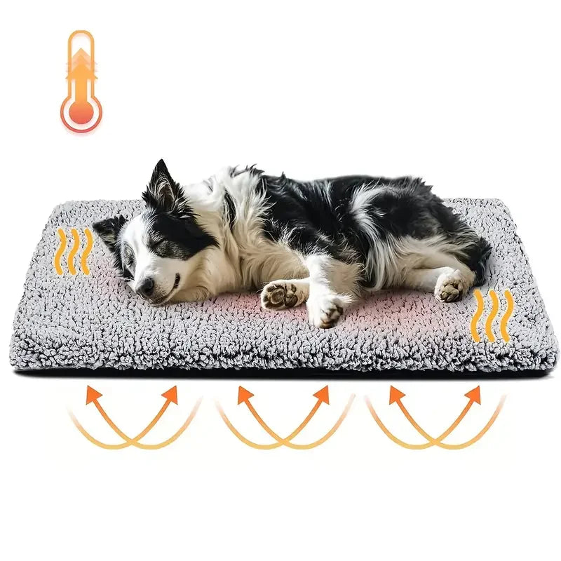 Couverture Auto-Chauffante Chat Chien - Tapis Thermique Réfléchissant Lavable