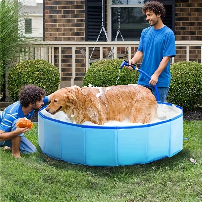 Bañera plegable para perros, para interior y exterior - Bañera para todas las razas | Accesorios para mascotas
