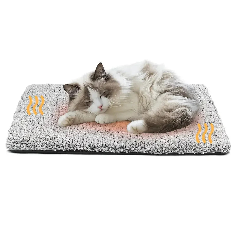 Couverture Auto-Chauffante Chat Chien - Tapis Thermique Réfléchissant Lavable