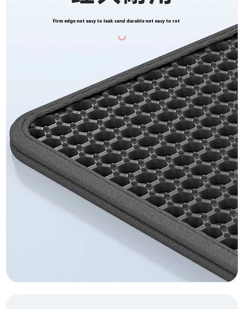 Tapis Litière Chat Grande Taille Imperméable Double Couche.