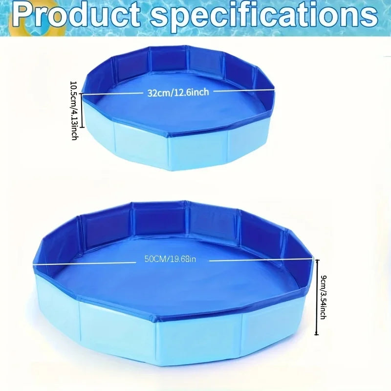 Bañera plegable para perros, para interior y exterior - Bañera para todas las razas | Accesorios para mascotas