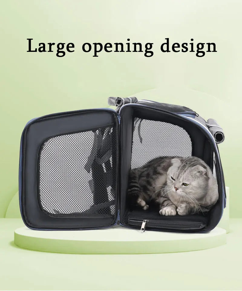 Sac Vélo Chat Chien Portable - Panier Transport Moto Extérieur