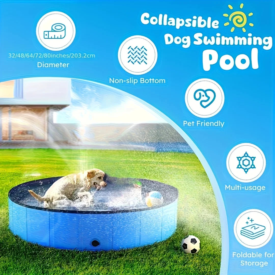 Bañera plegable para perros, para interior y exterior - Bañera para todas las razas | Accesorios para mascotas
