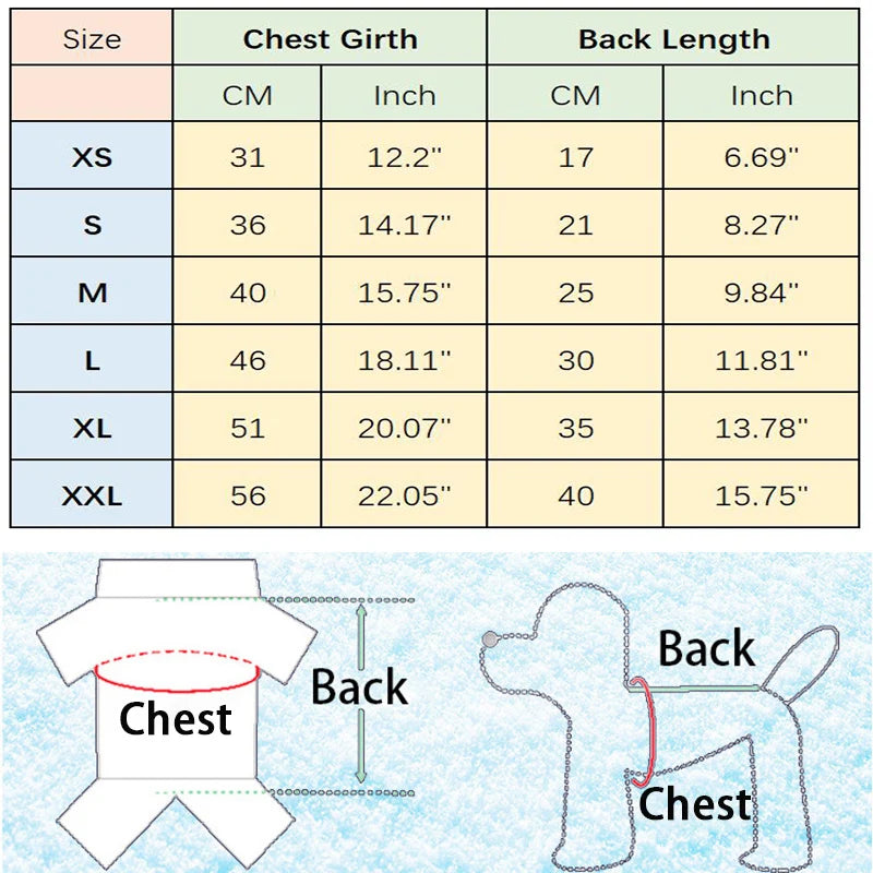 Suéter de invierno cálido para perros y gatos - Chaleco/Chaqueta para perros pequeños y gatitos | Accesorios para mascotas