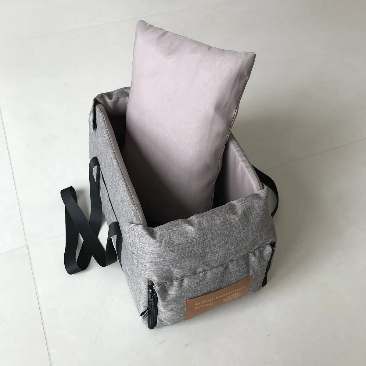 Siège Auto Rehausseur pour Chien et Chat - Panier de Transport Portable