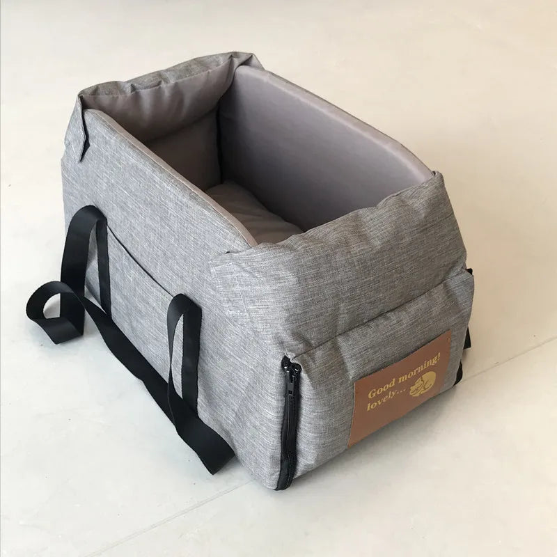 Siège Auto Rehausseur pour Chien et Chat - Panier de Transport Portable
