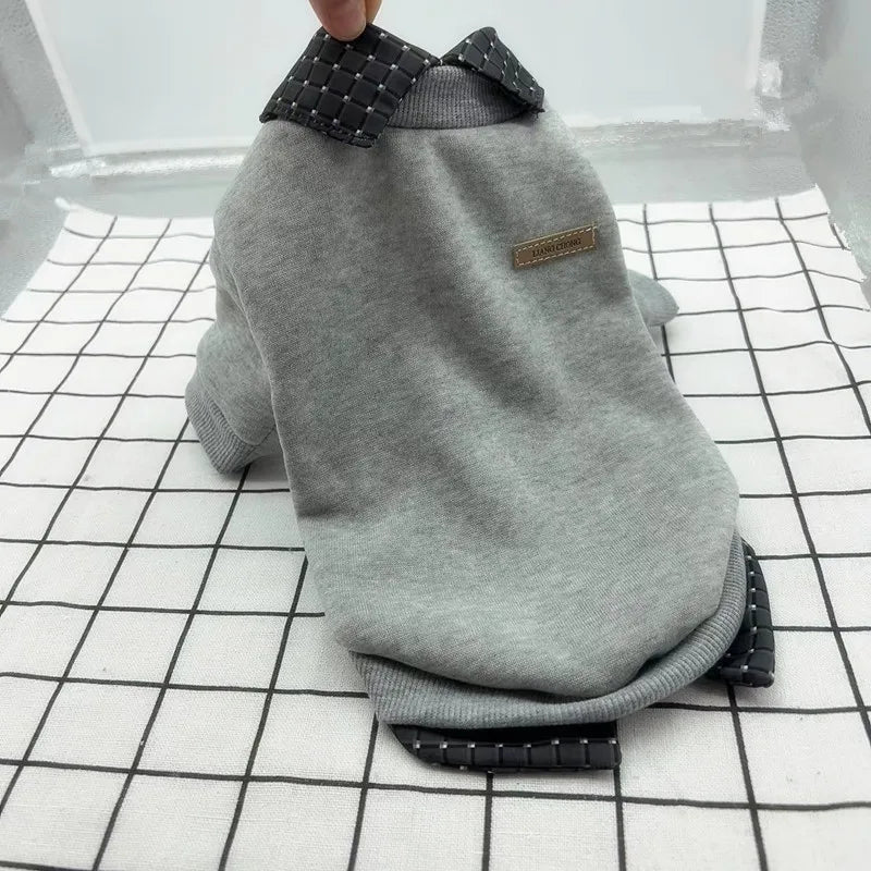 Sweat à Capuche Chien Hiver - Vêtement Chaud Polo pour Petit Chien.